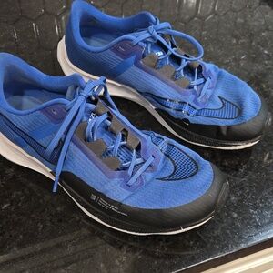 Nike Blue Air Zoom Rival Fly 3 Tongue with White Logo